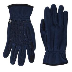 PGA Tour Black Gel Printed Logo Thermal Golf Gloves Medium / Large NWOT